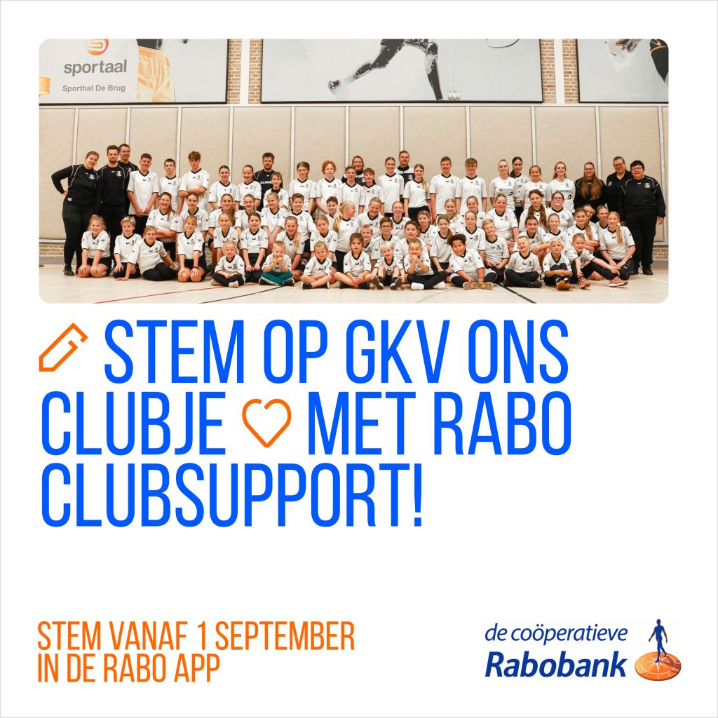 Wij doen weer mee aan Rabo ClubSupport!